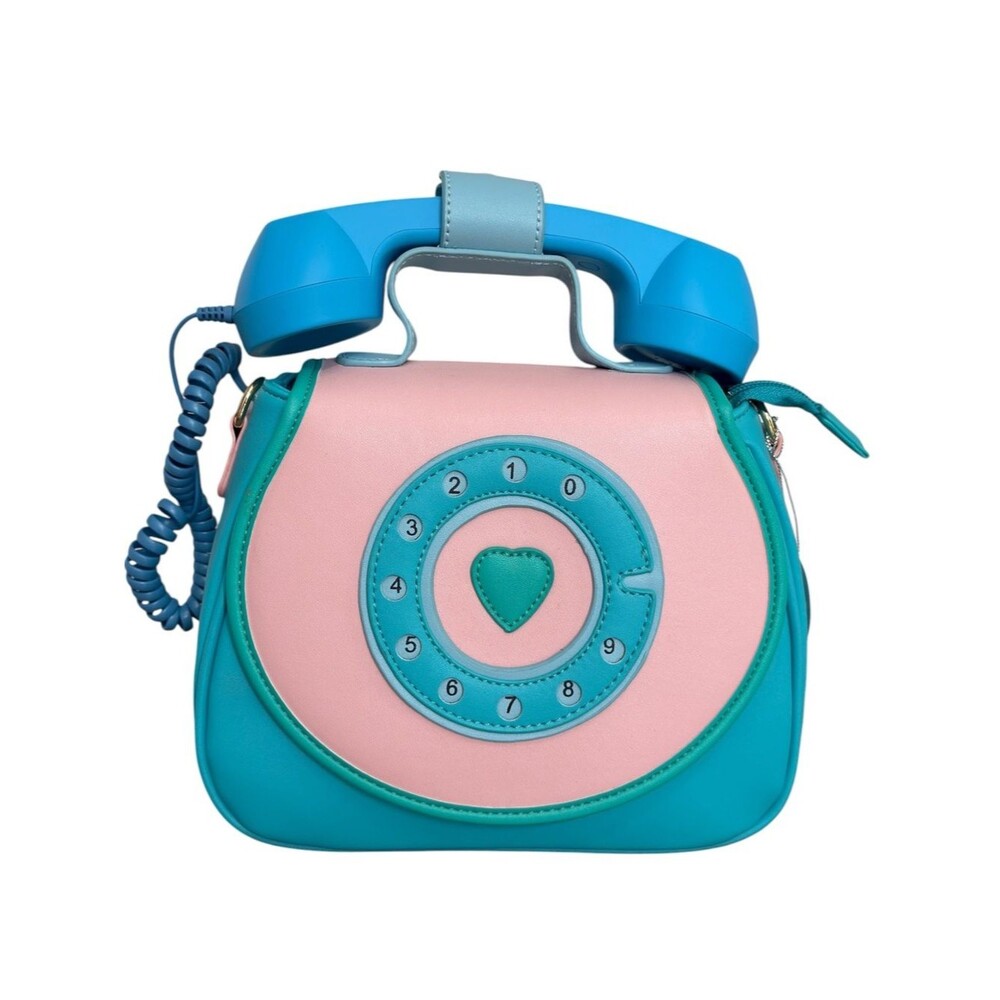 Bewaltz Ring Ring Phone Convertible Retro Style Whimsical Handbag Purse. NEW. - Picture 2 of 10